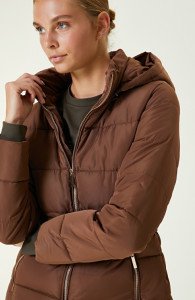 Brown Quilted Coat

