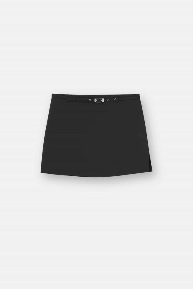 MINI SKIRT WITH SIDE SLIT