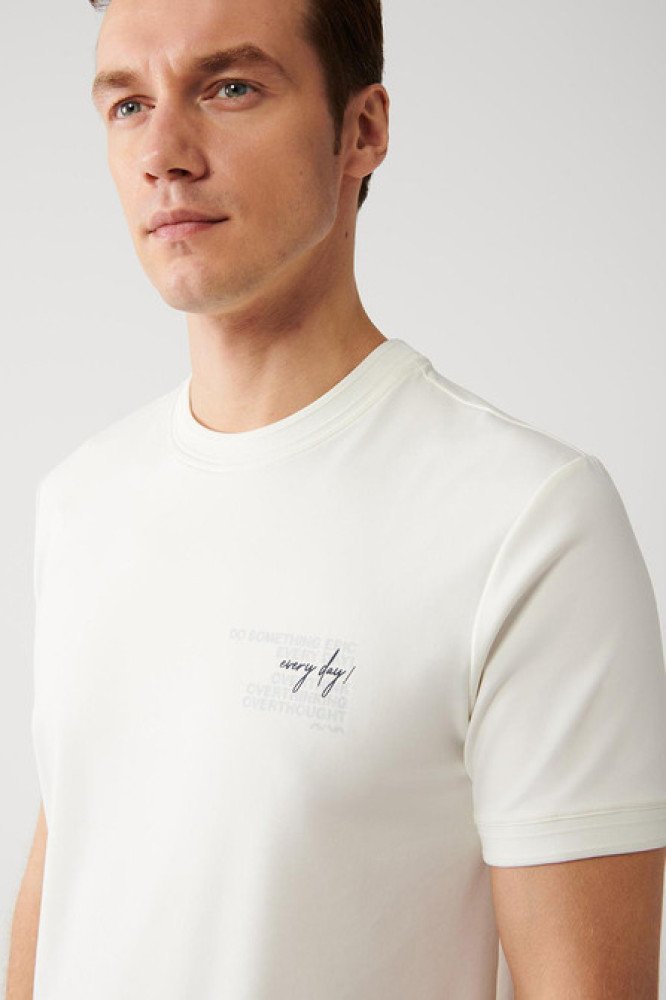 Avva White T_Shirt