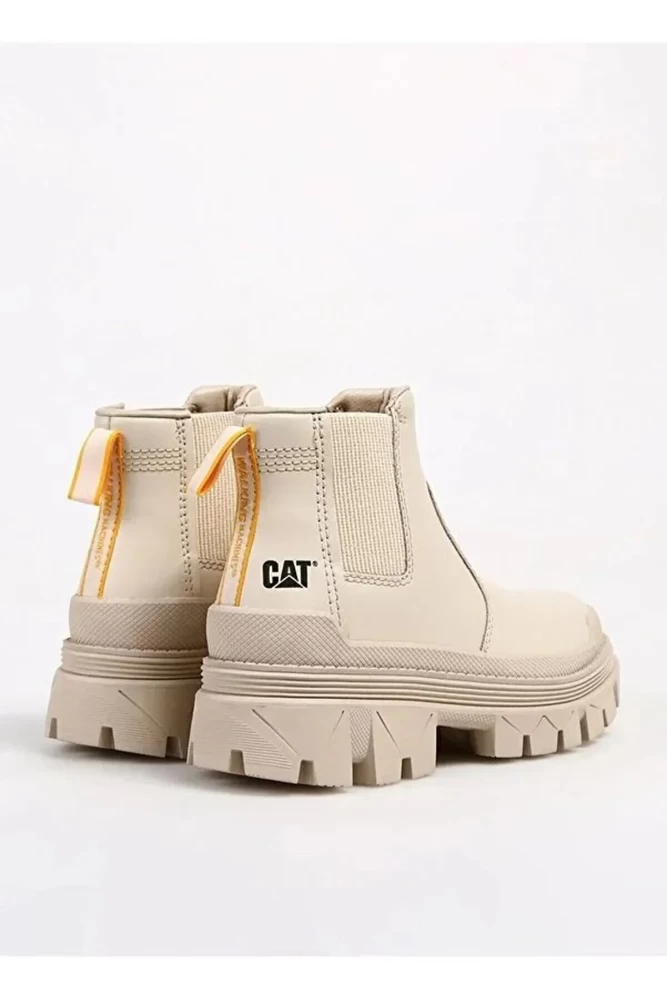 Cat-HARDWEAR CHELSEA WHITE Women's Boots