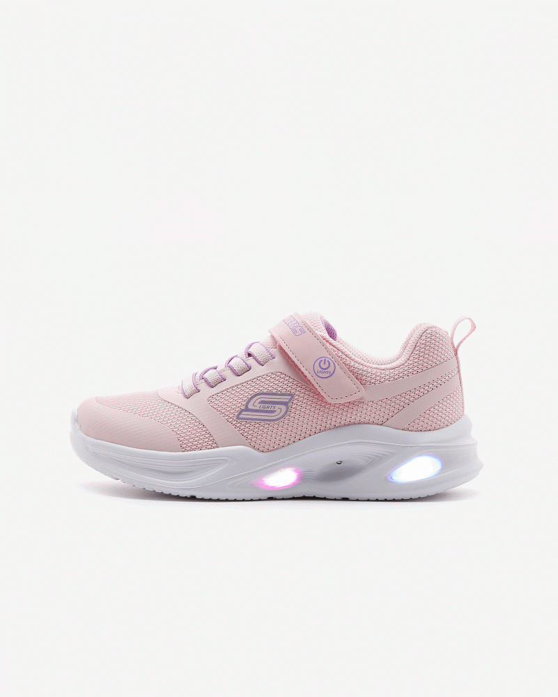 Big Girl's Light Pink Lighted Sports Shoes