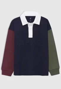 Gap Colorblock Logo Polo Neck