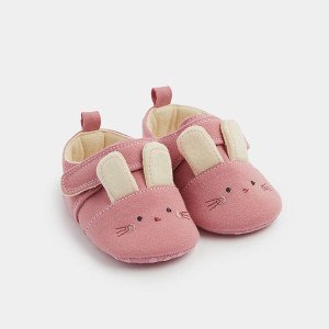 mothercare pink rabbit baby shoes 
